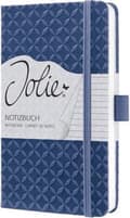 Miniatyrbillede 7 af 11: sigel Notesbog "Jolie Flair", DIN A6, linet, blåt hårdt omslag, fremstillet af PU med relief,
