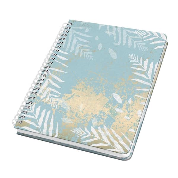 sigel spiral bog Jolie Inspire "Heavenly Leaves", DIN A5 162 x 215 mm, priklineal, 100 g/m² hvidt papir
