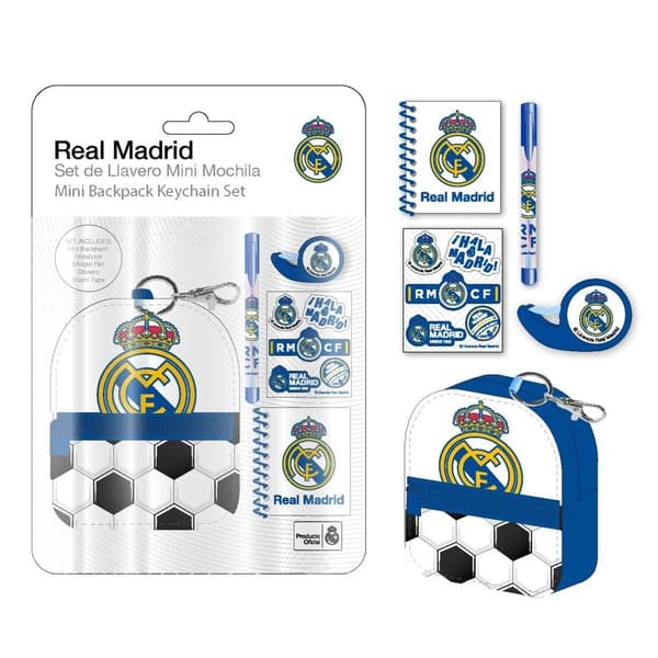 Real Madrid Stationery mini backpack set