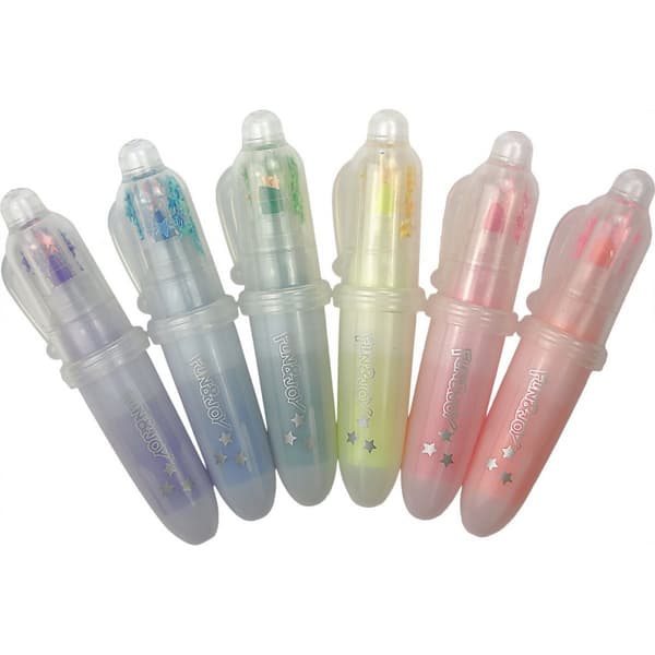 Mini highlighters 6 färger i ett Fun&Joy foliefodral