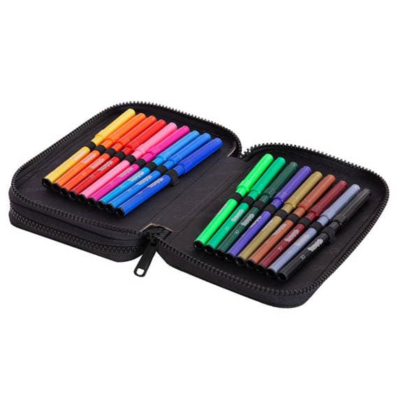 Dobbelt penalhus med udstyr Jumper 2 Astronaut Patio Coolpack