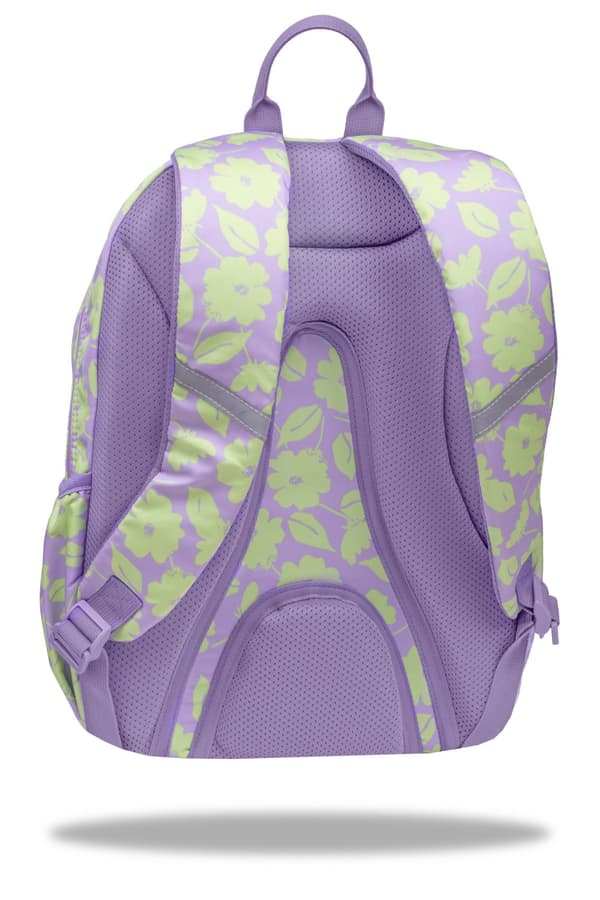 Flores Lila nuorten reppu violetti vihreillä kukilla Coolreppu