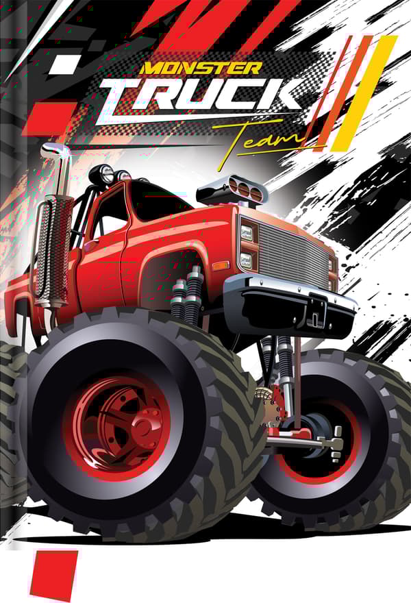 Monster Truck Team 80k Dagbok 14x18cm