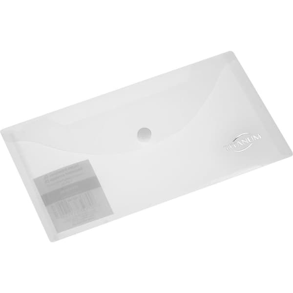 Konvolutmappe i plast DL transparent Titanum