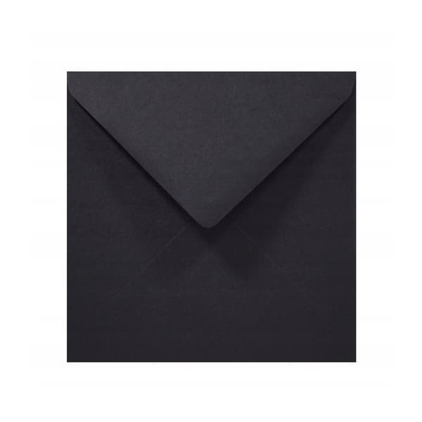 Firkantede kuverter sorte 120g/m2 K4 Shan 10 stk
