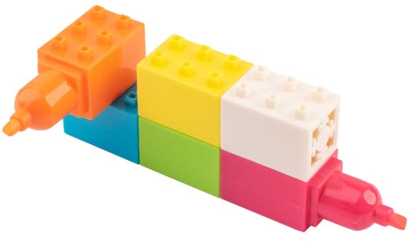 Blokke Happy Color Fluo Highlighter Sæt 5 stk.