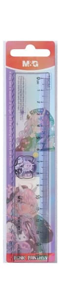 Miniatyrbillede 3 af 4: Lineal 15 cm Manga Pink Fantasy Anime M&G