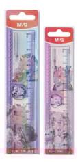 Miniatyrbillede 1 af 4: Lineal 15 cm Manga Pink Fantasy Anime M&G