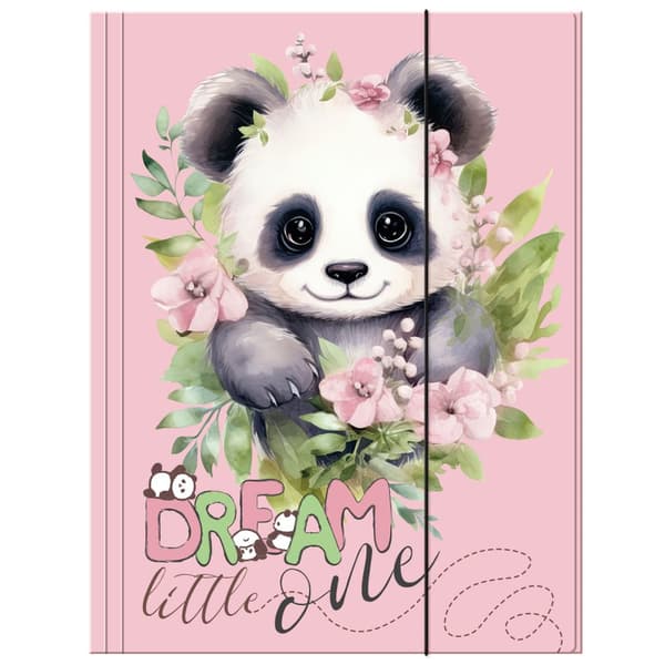 Mappe med elastik A4 Panda 10 Derform