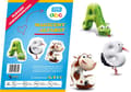 Miniatyrbillede 1 af 2: Elektrostatiske klistermærker Magic Alphabet TVP ABC Kunke