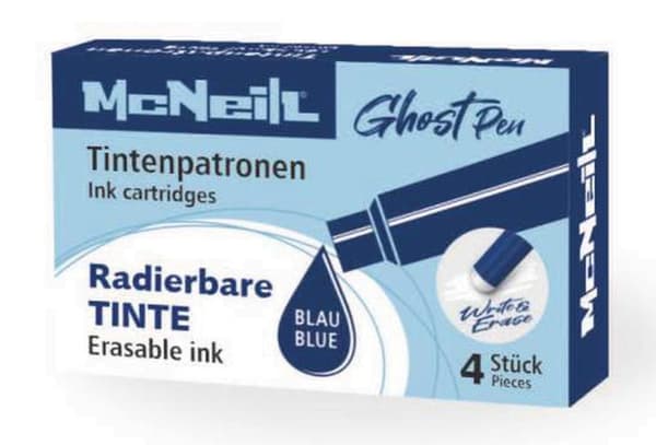 Patroner för McNeil GhostPen Patio Coolpack raderbar reservoarpenna