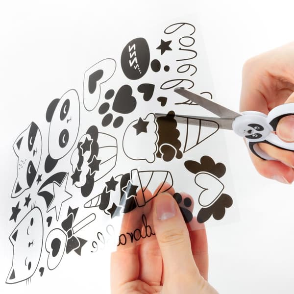 Sweet Kidea Metallic Art -liimatut stensiilit