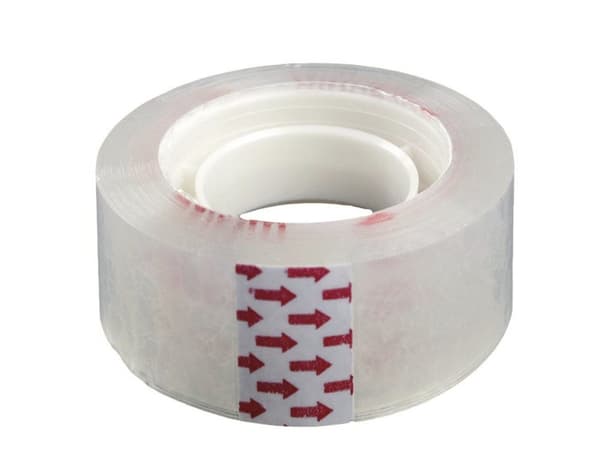 Krystal kontortape 25mm 33m Titanium