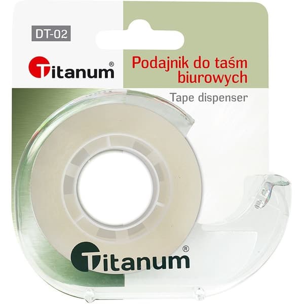 Transparent tape dispenser Titanum