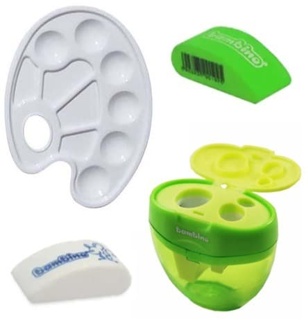 BAMBINO School Supplies XXL kunstsæt og A3 pad