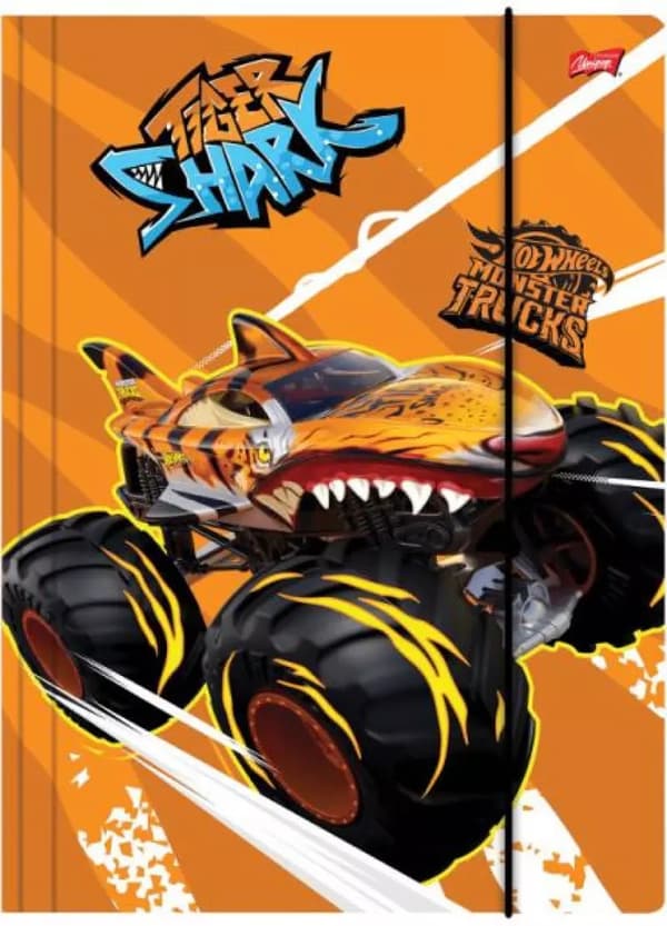 Hot Wheels Majewski A4 gummibandsmapp