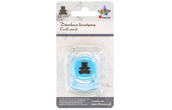 Kreativ punch 18mm Bamse Titanum