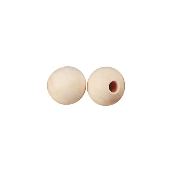Träpärlor 15mm 20st Titan