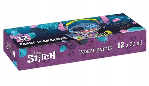Plakat maler 12 farver 20 ml Stitch Coolpack Colorino