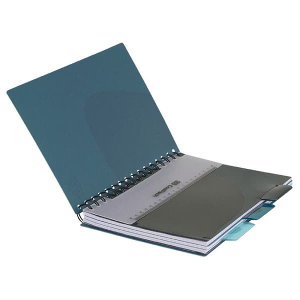 Spiral notesbog A4 100 ark Patio Coolpack 5 bogmærker turkis