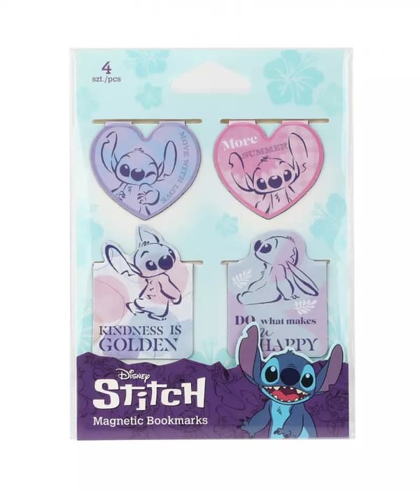 Magneettiset kirjanmerkit Disney Fashion Stitch pattern 3 pack 4 mix 2024