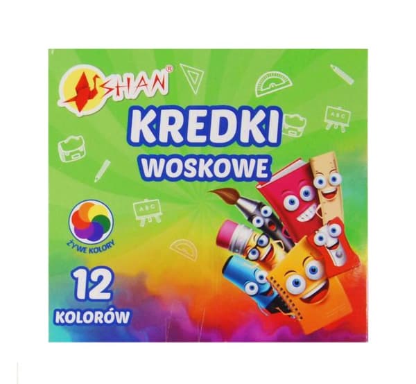 Voksblyanter 12 farver Shan