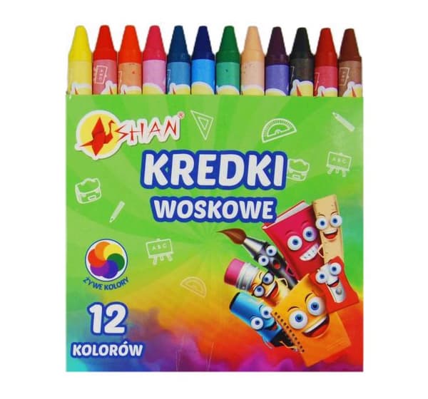 Voksblyanter 12 farver Shan