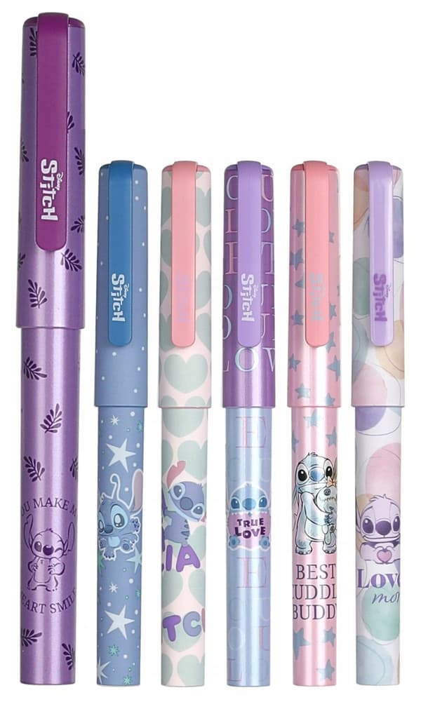 Stitch Patio Gel Pen med lock
