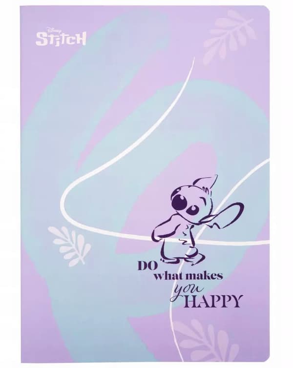 Notebook A4 60k gitter Patio Disney Core Stitch pattern 2 2024