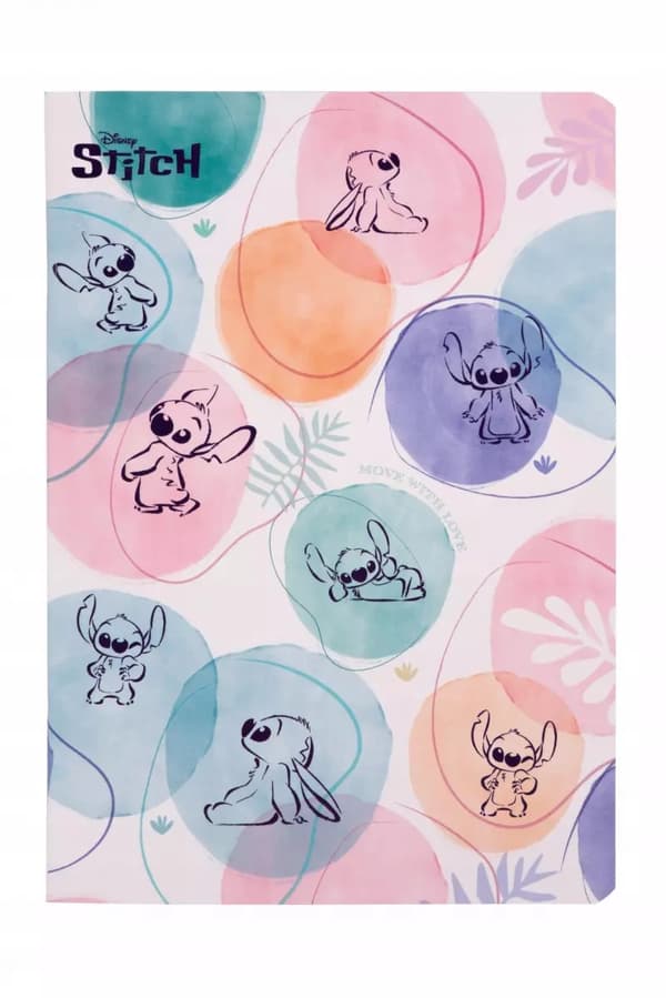 Notebook A5 60k Patio Disney Fashion Stitch pattern 1 2024