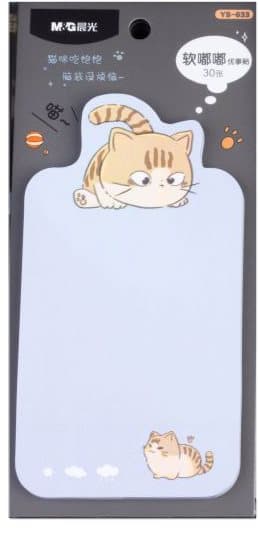 Dopamin klibbigt anteckningsblock kitty 6,1x11,5 30 ark M&G