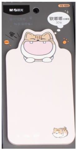Dopamin klibbigt anteckningsblock kitty 6,1x11,5 30 ark M&G