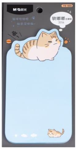 Dopamin klibbigt anteckningsblock kitty 6,1x11,5 30 ark M&G