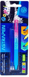 Miniatyrbillede 3 af 4: Ups Neon sletbar pen + 2 Astrapen blister refills