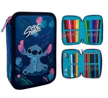 Jumper 2 Stitch Patio Coolpack Dobbelt Penalhus med Udstyr