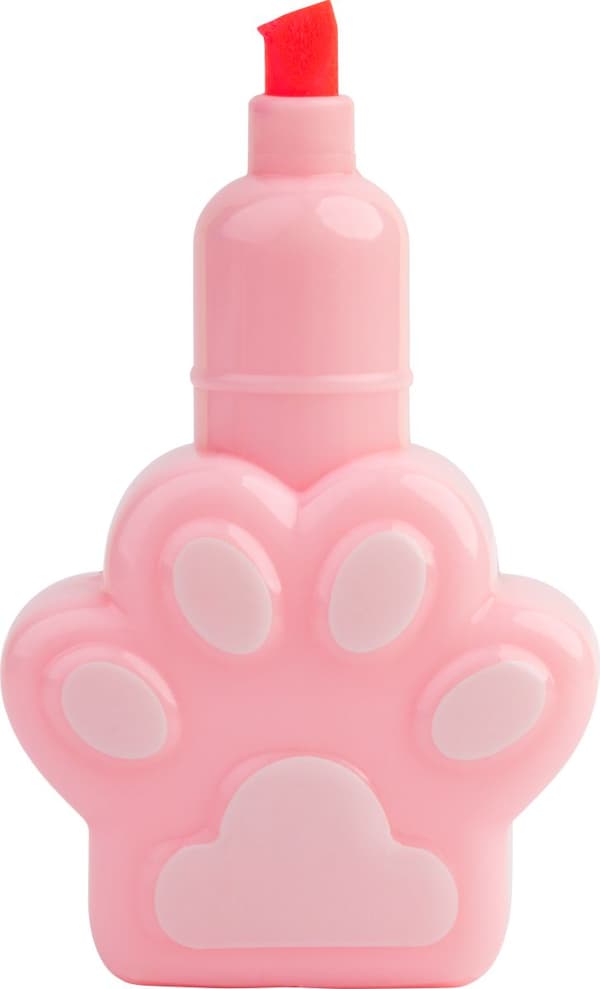 Cat&Dog Happy Color FLUO Paw Highlighter Sæt 5 stk