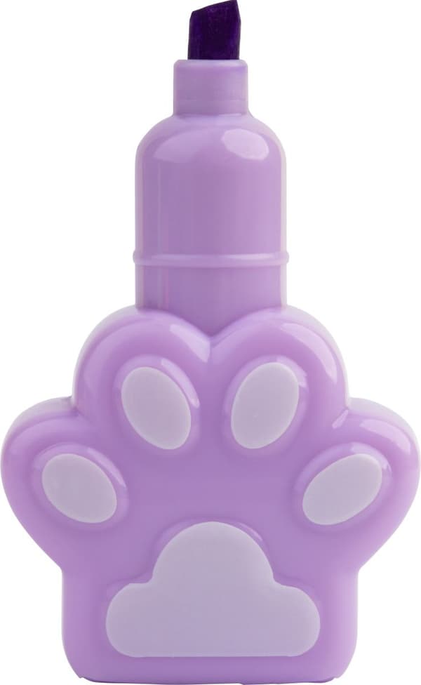 Cat&Dog Happy Color FLUO Paw Highlighter Sæt 5 stk