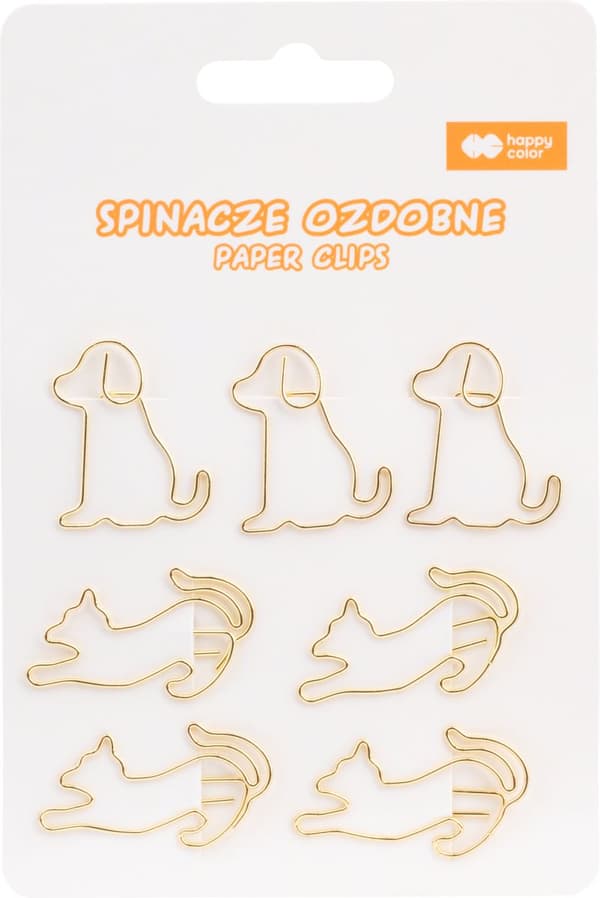 Dekorative clips katte og hunde Cat&Dog 7 stk Happy Color
