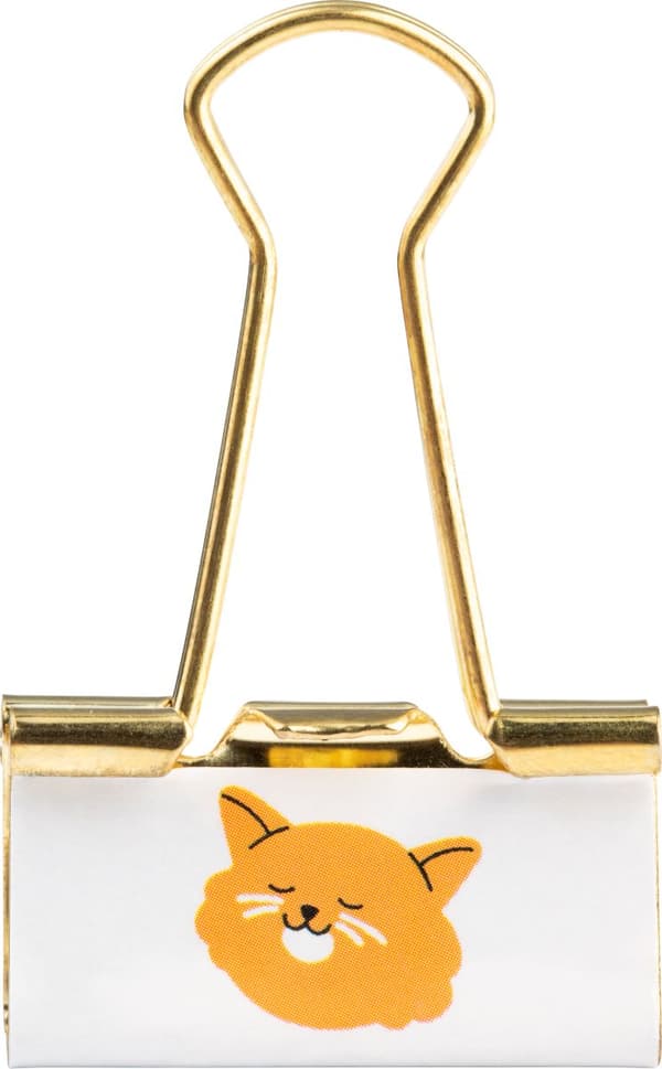 Cat&Dog metal clips katte og hunde 6 stk Happy Color