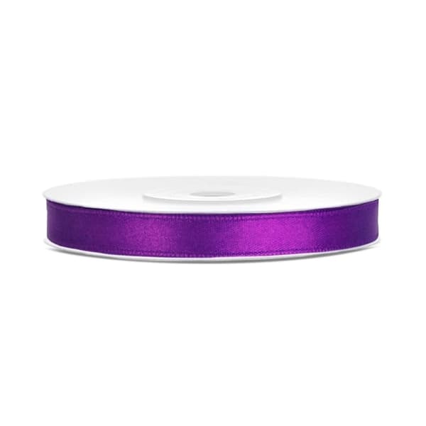 Satiininauha 6mm x 25m violetti