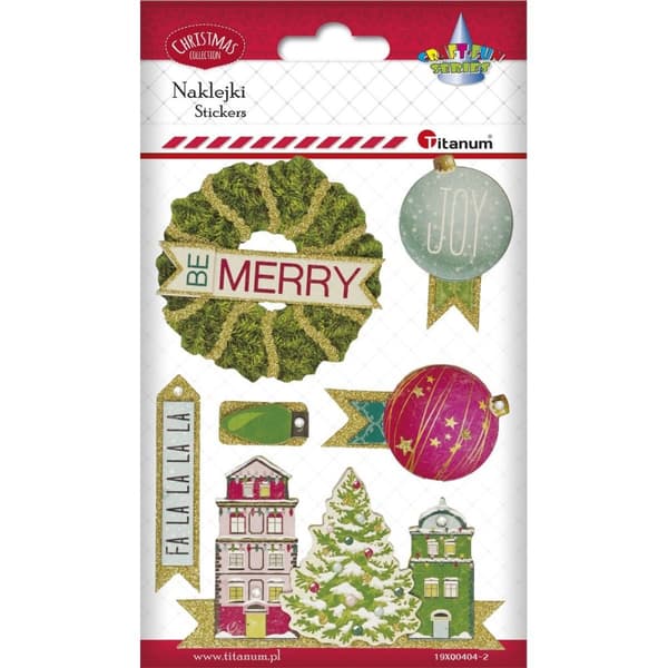 Juleklistermærker Craft-Fun Series Christmas Titanum