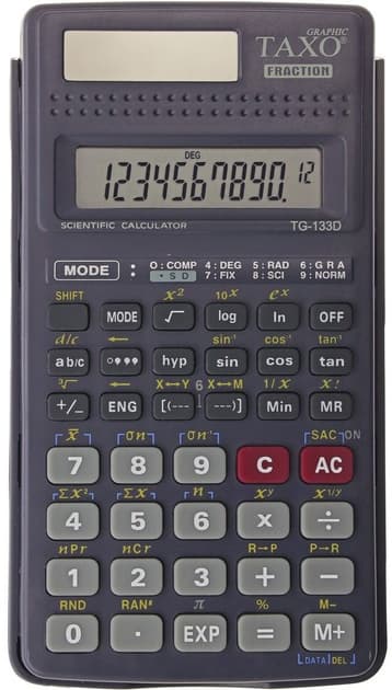 Videnskabelig lommeregner TG-133D Taxo Graphic