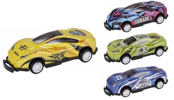 Metal racerbil 8cm Mega Creative