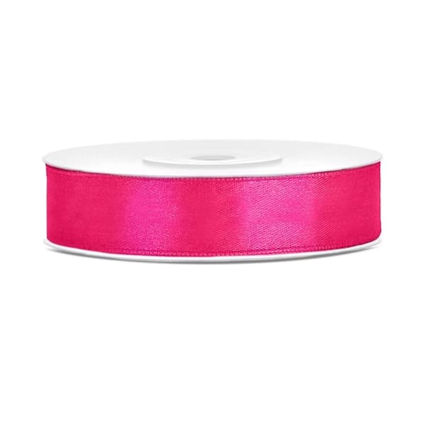Satinband 12mm x 25m Rosa