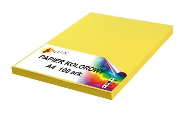Värillinen paperi A4 100g keltainen intense v2 100 arkkia