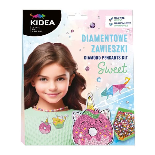 Søde Kidea diamantvedhæng