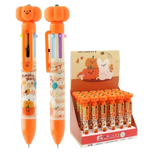Pumpkin Party 6-farvet automatisk pen Pumpkin 0,7 mm M&G