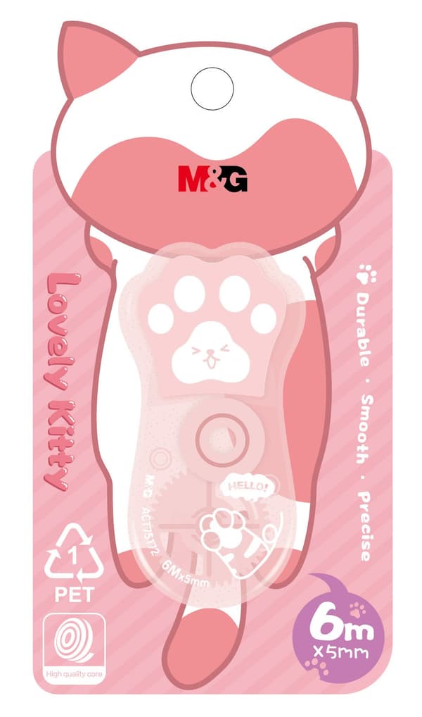 Dejlig Kitty Cat Paw Corrector Tape 6mx5mm M&G