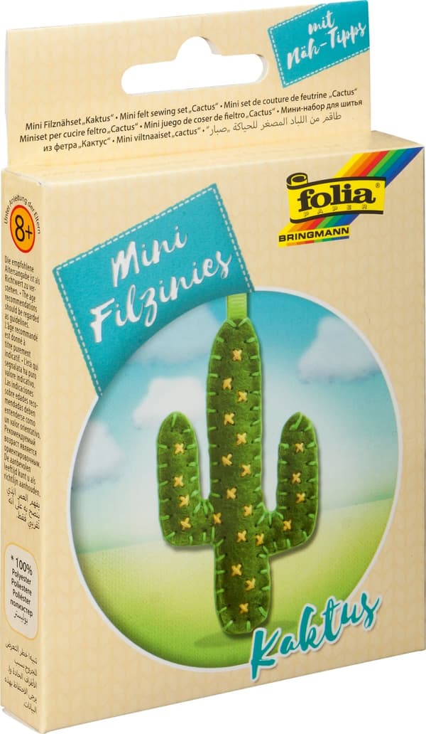 Filt Creative Kit Broderi Folie Cactus