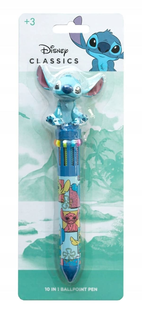 Stitch Disney Erik 10-farvet blisterfigur pen
